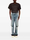 MM6 Maison Margiela szerokie jeansy z zaniedbaniem