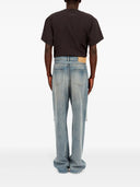 MM6 Maison Margiela szerokie jeansy z zaniedbaniem