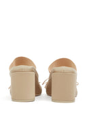 MM6 Maison Margiela Balet Mules z logo 70 mm