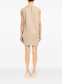 Mm6 Maison Margiela Dress With Cap Sleeves And Pleats