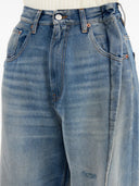 Mm6 Maison Margiela Flared Jeans With Pleats
