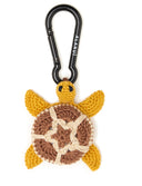 Alanui Handmade Turtle Crochet Key Ocher Yellow