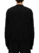 Sweat-shirt blanc avec logo