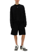 Sweat-shirt blanc avec logo
