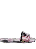 Dolce & Gabbana Floral Slide Sandals