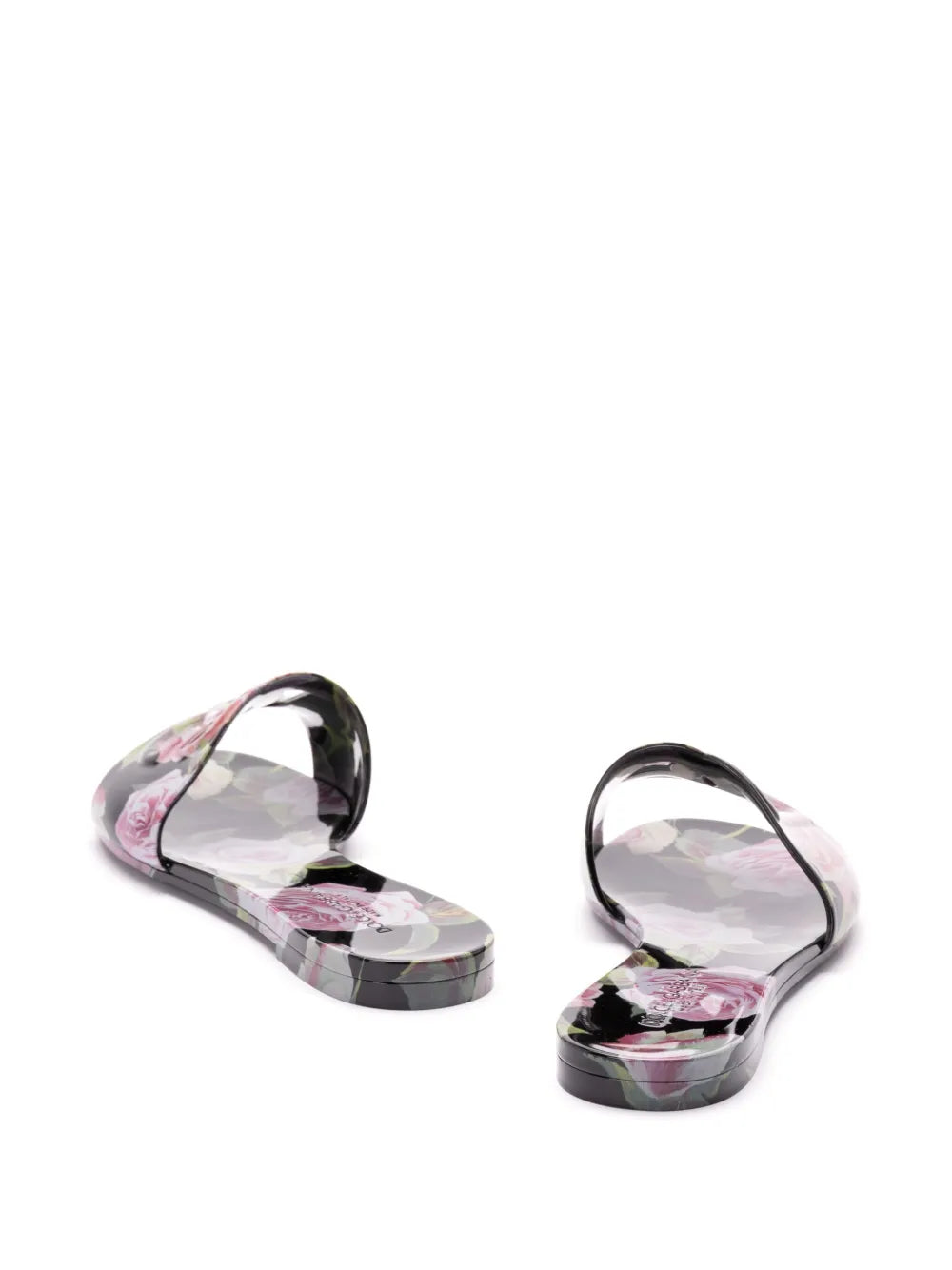Dolce & Gabbana Floral Slide Sandals
