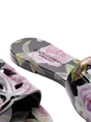 Dolce & Gabbana Floral Slide Sandals
