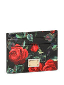 Dolce & Gabbana Card Holder With Rose Print