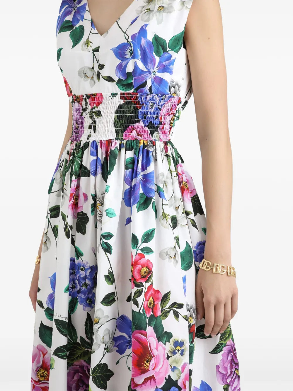 dolce and gabbana floral midi dress Dolce & Gabbana Floral Midi Dress – Balardi