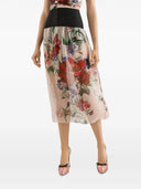 Dolce & Gabbana Floral Midi Skirt