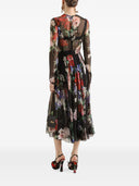 Dolce & Gabbana Floral Print Midi Dress