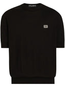 Dolce & Gabbana T Shirt With Logo Plaque