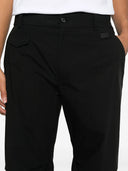 Dolce & Gabbana Tapered Trousers With Logo Plaque