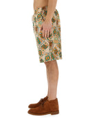 Drôle de Monsieur Bermuda Shorts z drukiem