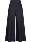 Marni Stretch Cotton Wide Leg Jeans