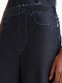 Marni Stretch Cotton Wide Leg Jeans