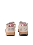 Golden Goose Sneakers Ballstar Strap Nappa Upper Glitter Star Laminated Heel Weiß/Bubblegum/Lila