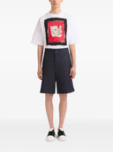 Marni High Waisted Denim Shorts