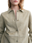 Toteme Chemise En Daim Doux Desert