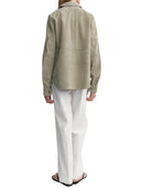 Toteme Chemise En Daim Doux Desert