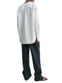 Camicia da collo bianco toteme