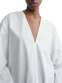 Camicia da collo bianco toteme