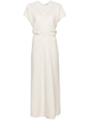 Toteme langes Kleid mit Drapieren