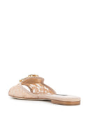 Dolce & Gabbana White Flat Sandals
