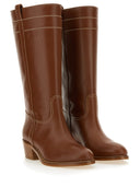Botte en cuir fay