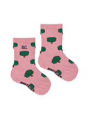 Bobo Choses Green Tree All Over Long Socks
