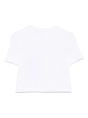 GCD -skivor beskurna T -skjorta med broderi