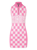 Mini sukienka GCDS z logo nadrukiem