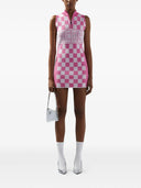 Mini sukienka GCDS z logo nadrukiem