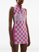 Mini sukienka GCDS z logo nadrukiem