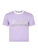 Maglietta boxy gcds con glitter ti amo gcds