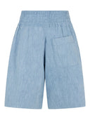 Rabanne Denim Shorts With Applique