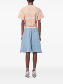 Rabanne Denim Shorts With Applique