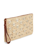 Rabanne Clutch mit Lurex -Details