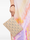 Rabanne Clutch mit Lurex -Details
