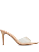 Gianvito Rossi Elle Sandals With 85mm Transparent Strap