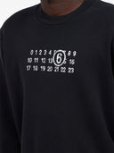 Bluza MM6 Maison Margiela z grafiką numeryczną