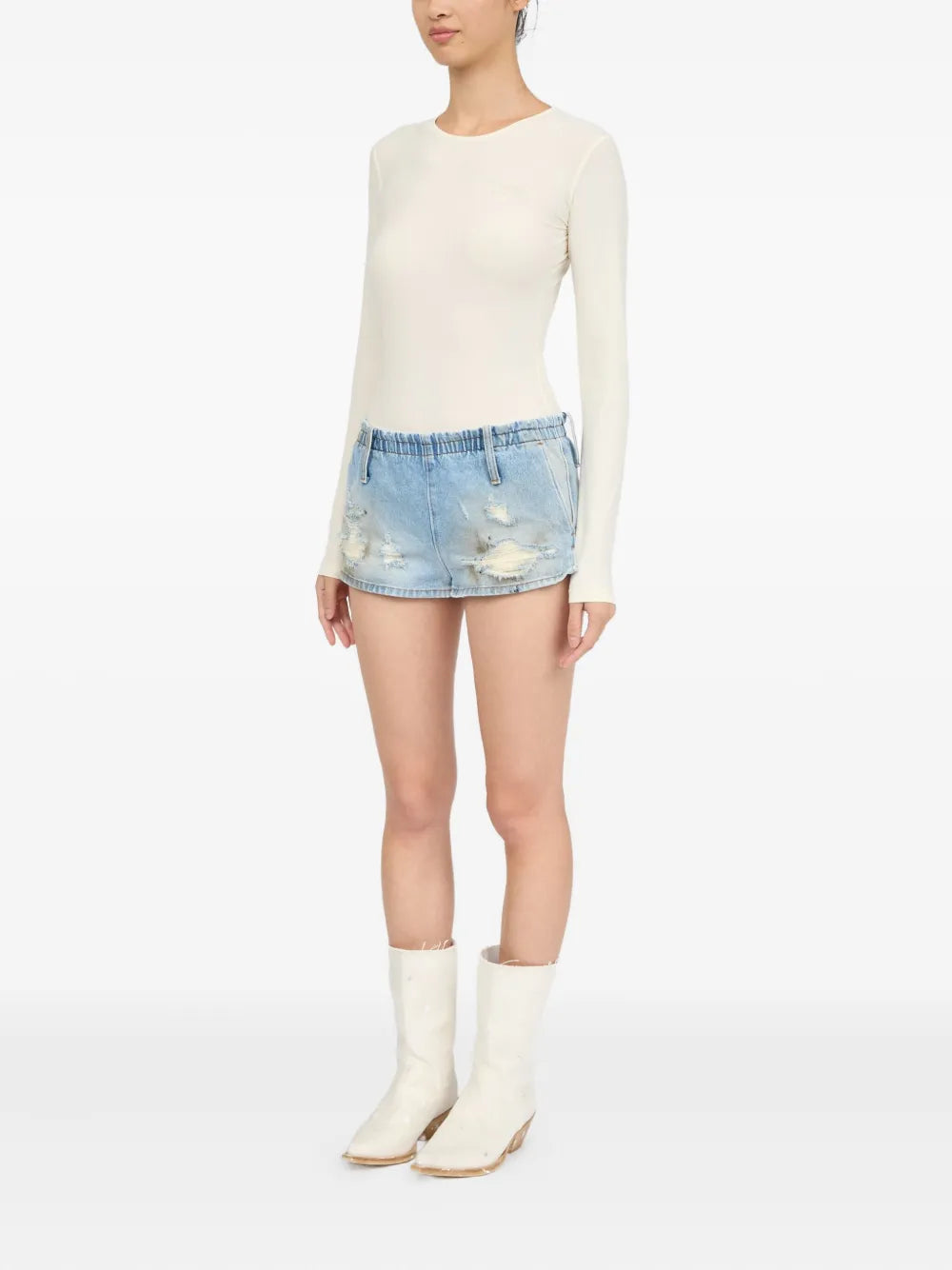 Mm6 Maison Margiela Denim Shorts