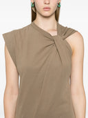 Vestido de camiseta asimétrica Marant Leany
