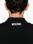Moschino Cotton Polo Shirt With Logo Embroidery
