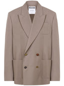 Blazer de doble pecho moschino