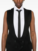 Gilet de moschino avec un large décolleté