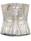 Rick Owens Bustier With Crackle Effect