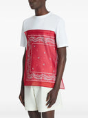 Lanvin T Shirt With Bandana Inserts