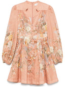 Vestido de zambullido corto de Zimmermann