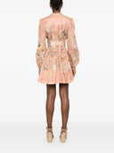 Vestido de zambullido corto de Zimmermann